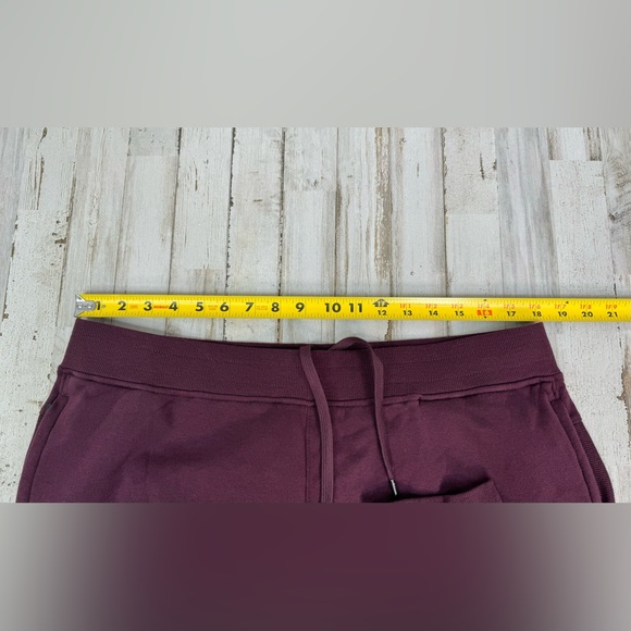 Right Of Way Jogger Pants Mens XL Burgundy Drawstring Casual Stretch - Picture 7 of 11